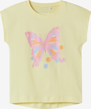 NAME IT Shirt 'NMFVIOLET' in Yellow: front
