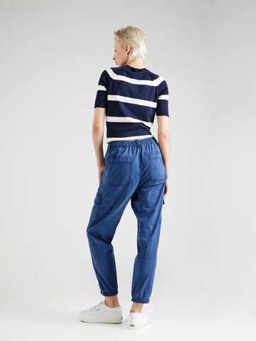 Marks & Spencer Tapered Cargo trousers 'Dye' in Blue