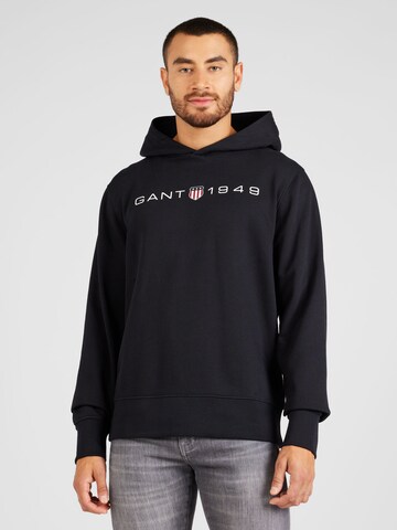 GANT Sweatshirt in Zwart: voorkant