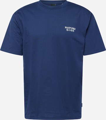 Only & Sons T-Shirt 'BOTANICAL' in Blau: predná strana