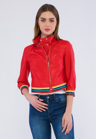 Giorgio di Mare Between-Season Jacket in Red