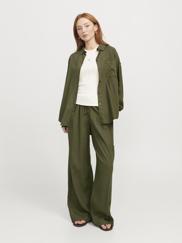 JJXX Wide leg Broek 'JXBreeze' in Groen