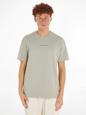 Tommy Jeans Plus Shirt in Green: front