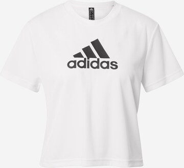 Tricou funcțional de la ADIDAS SPORTSWEAR pe alb: față