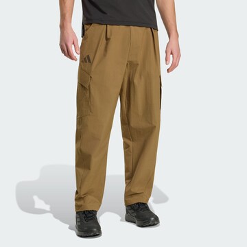 ADIDAS TERREX Tapered Outdoorbroek 'Xploric' in Bruin: voorkant