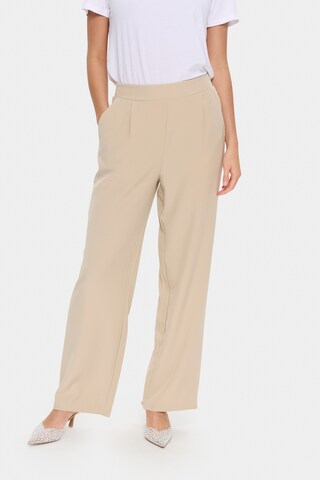 Loosefit Pantalon 'Celest' SAINT TROPEZ en beige : devant