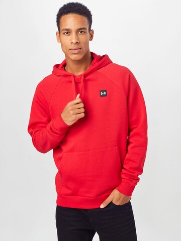 UNDER ARMOUR Regular fit Athletic Sweatshirt 'Rival' in Red: front