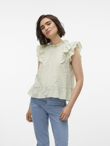 VERO MODA Blouse 'VMKammy' in Groen