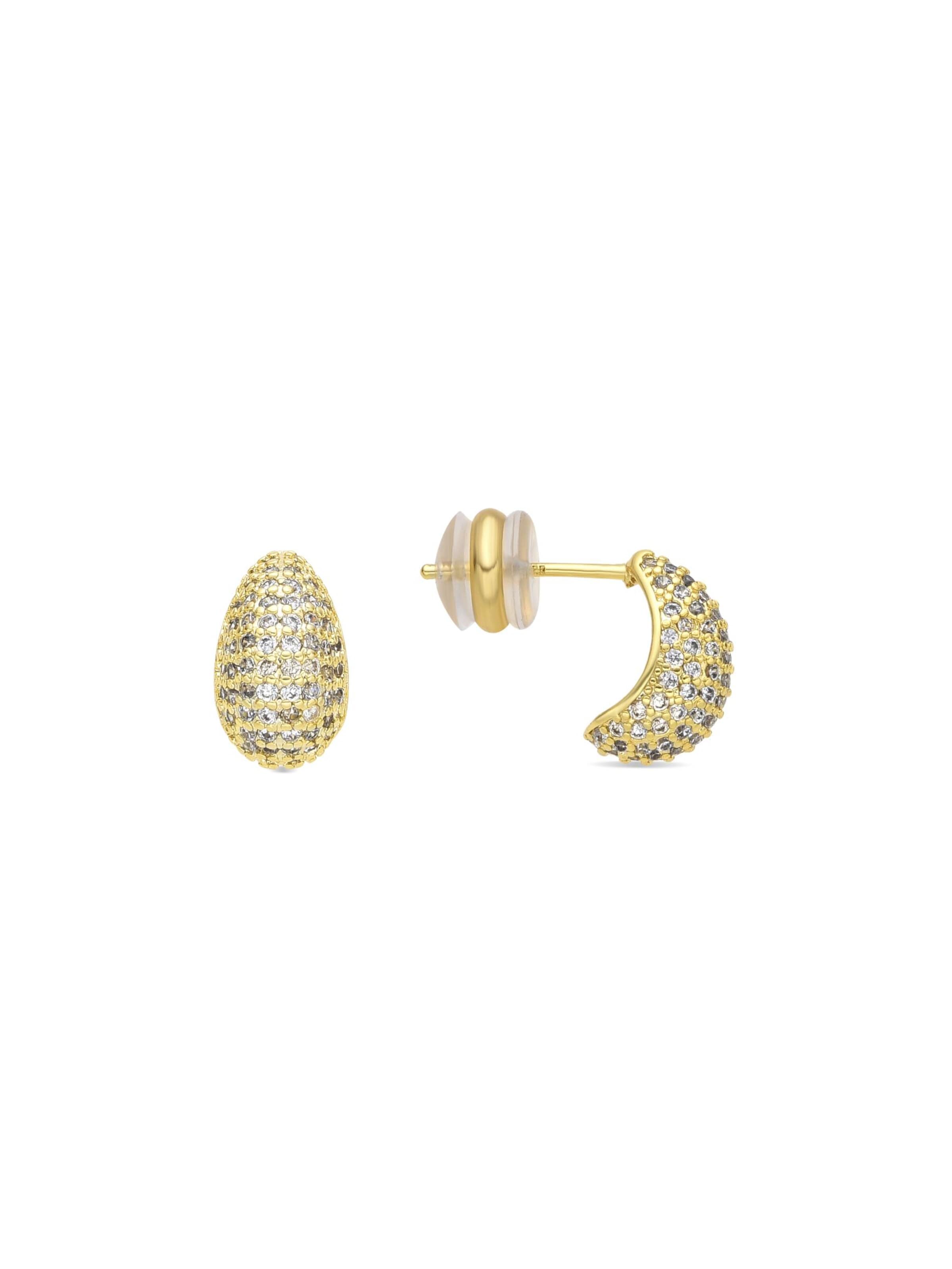 LUXBYLUX Earrings in Gold: front