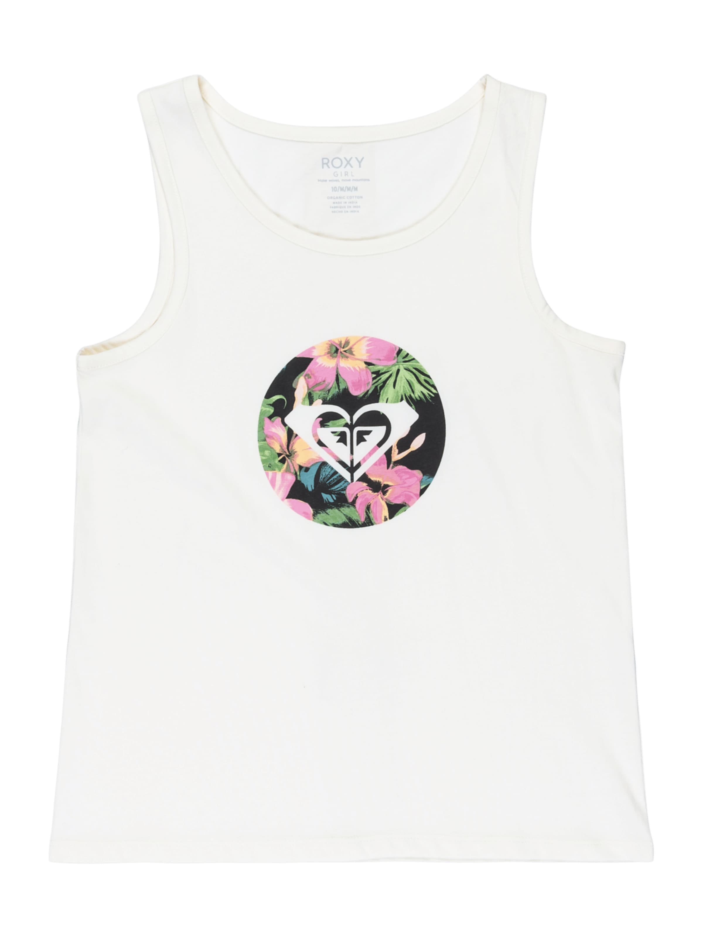 Haut 'Life Floral' ROXY en blanc : devant