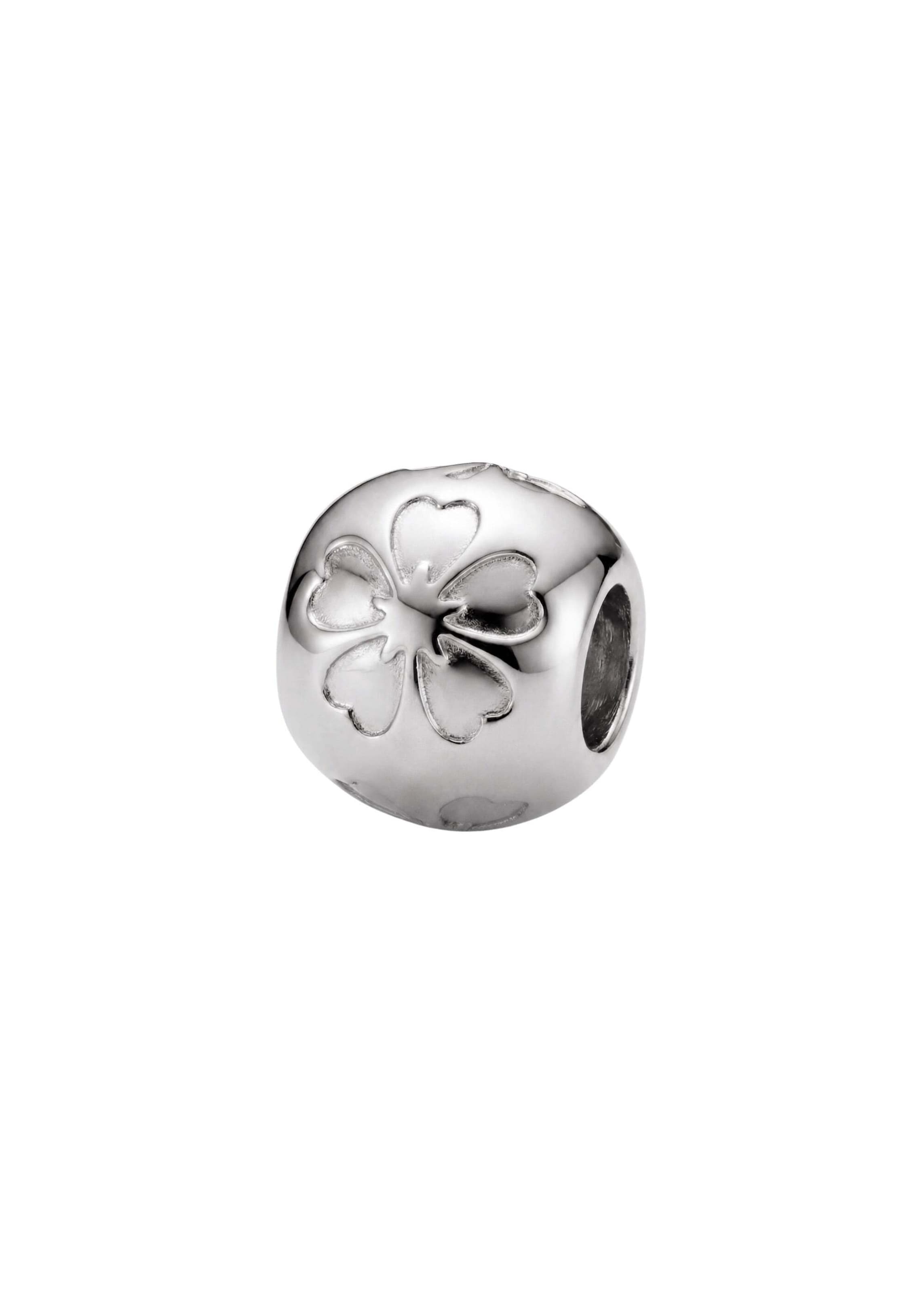 PURELEI - Colgante 'Lei Flowery' en plata: frente