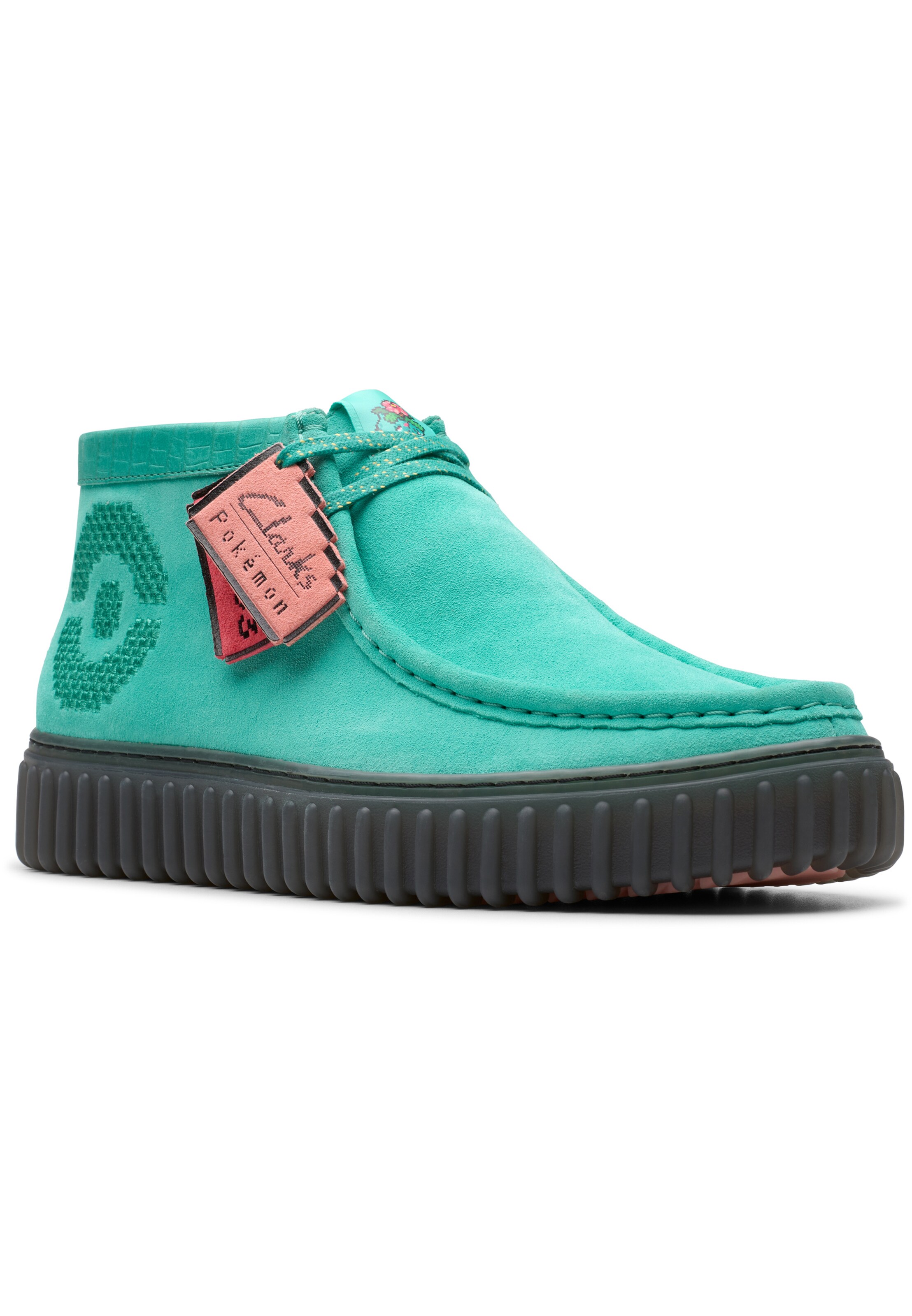 CLARKS Schnürschuhe 'Torhill Explore' in Grün