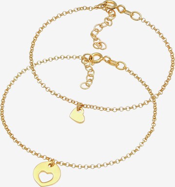 ELLI Armband Freundschaft- / Partner-Schmuck, Herz, Mutter und Kind in Gold