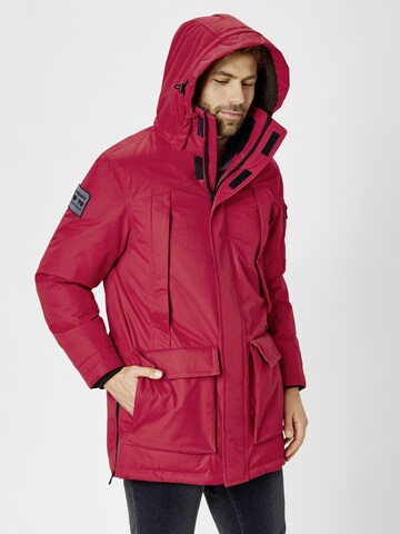REDPOINT Winter Parka in Red: front