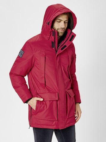 REDPOINT Winter Parka in Red: front