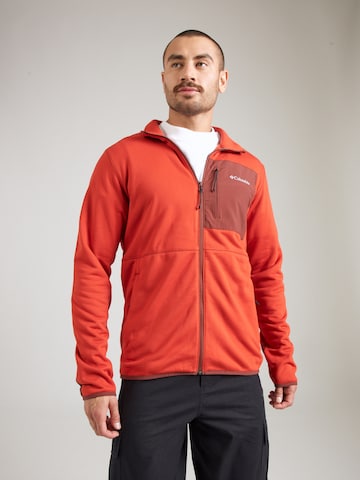 COLUMBIA Funktionsfleecejacke in Rot: Vorderseite