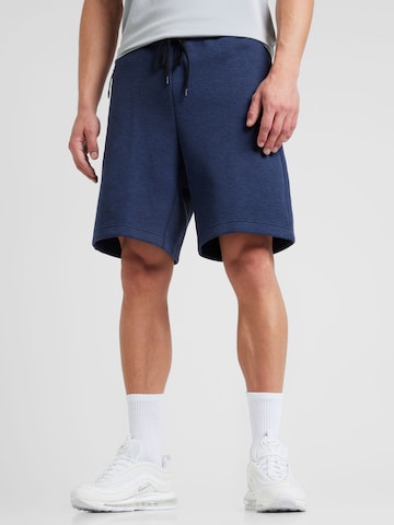 Nike Sportswear Loosefit Kalhoty – modrá: přední strana