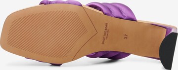 Shoe The Bear Mules 'Silvy' in Purple