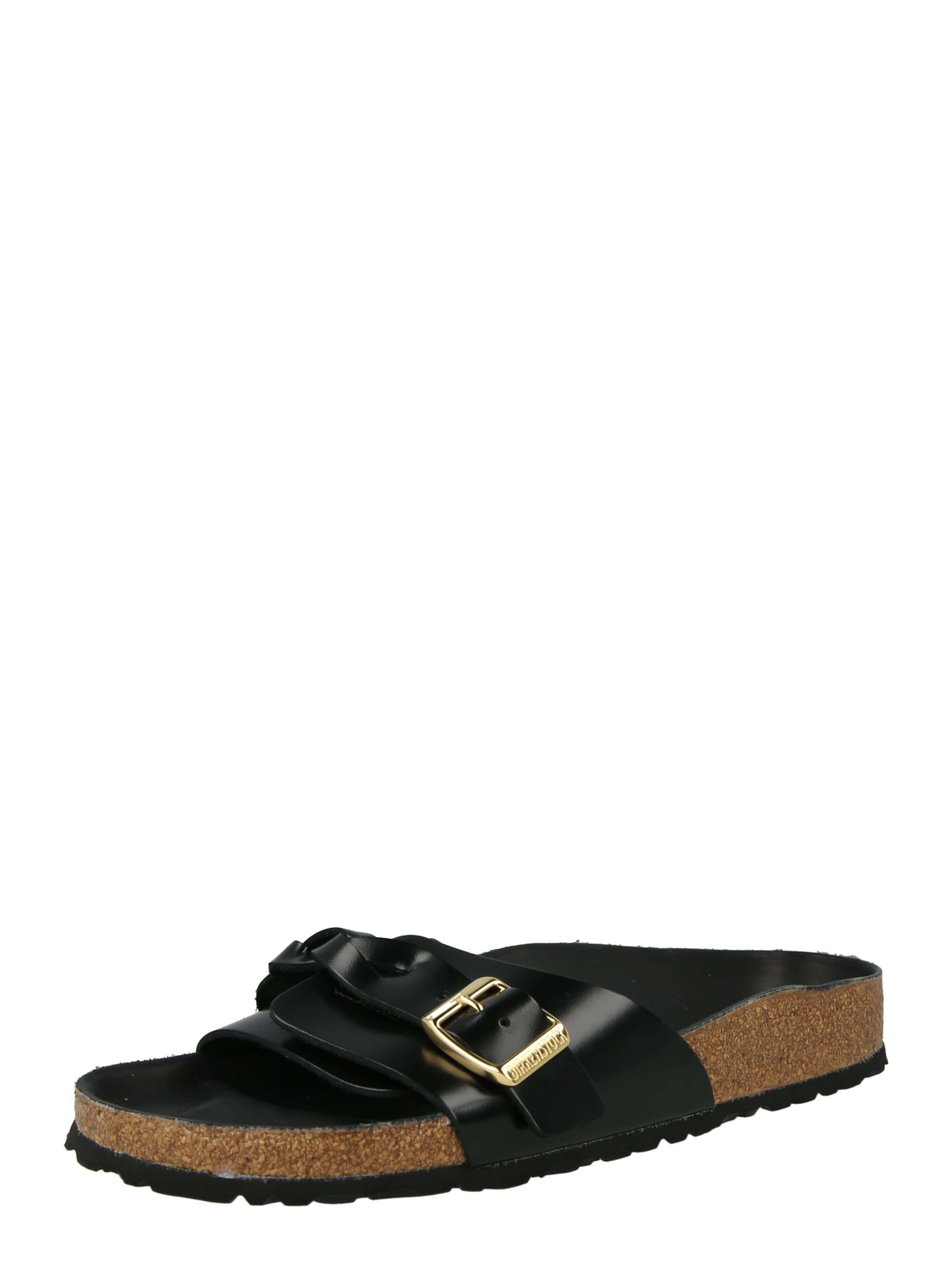 BIRKENSTOCK - Zapatos abiertos 'Oita' en negro: frente