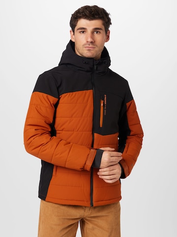 PROTEST Athletic Jacket 'MOUNT' in Orange: front