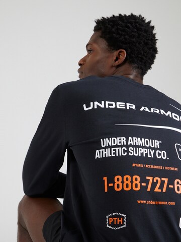 UNDER ARMOUR Funkční tričko – černá