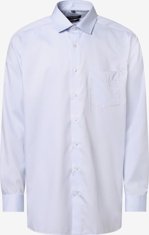 Coupe regular Chemise Andrew James en bleu : devant