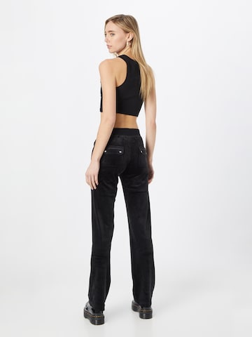 Juicy Couture Regular Trousers 'DEL RAY' in Black