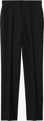 MANGO Loose fit Pleated Pants 'Helen' in Black: front