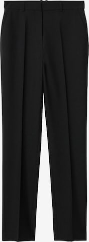 Loosefit Pantalon à plis 'Helen' MANGO en noir : devant