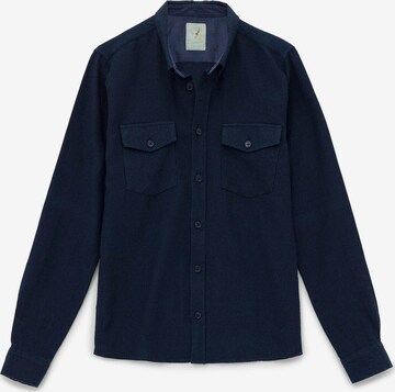By Diess Collection - Ajuste regular Camisa en azul: frente