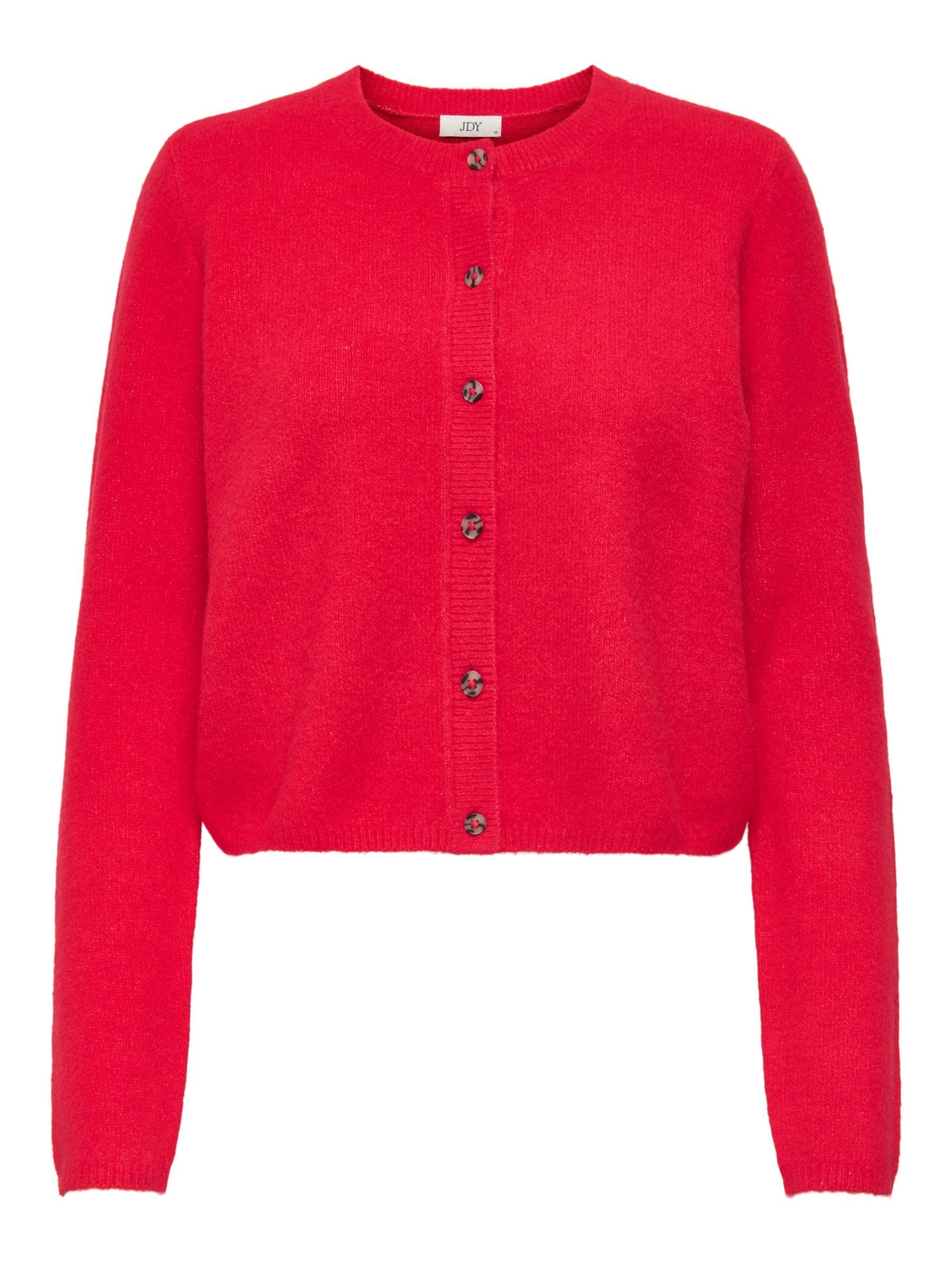 JDY Cardigan 'JDYChloe' i rød: forside