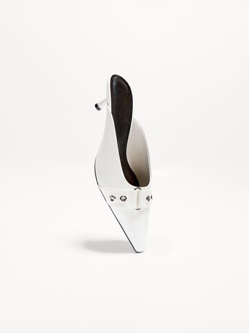 Bershka Mule in White