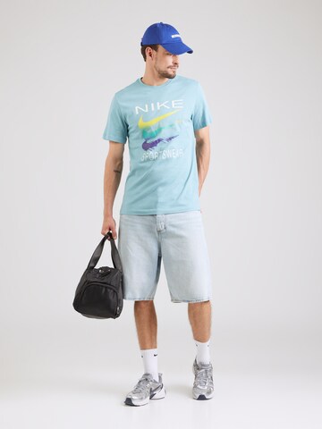 Maglietta 'SWSH' di Nike Sportswear in blu
