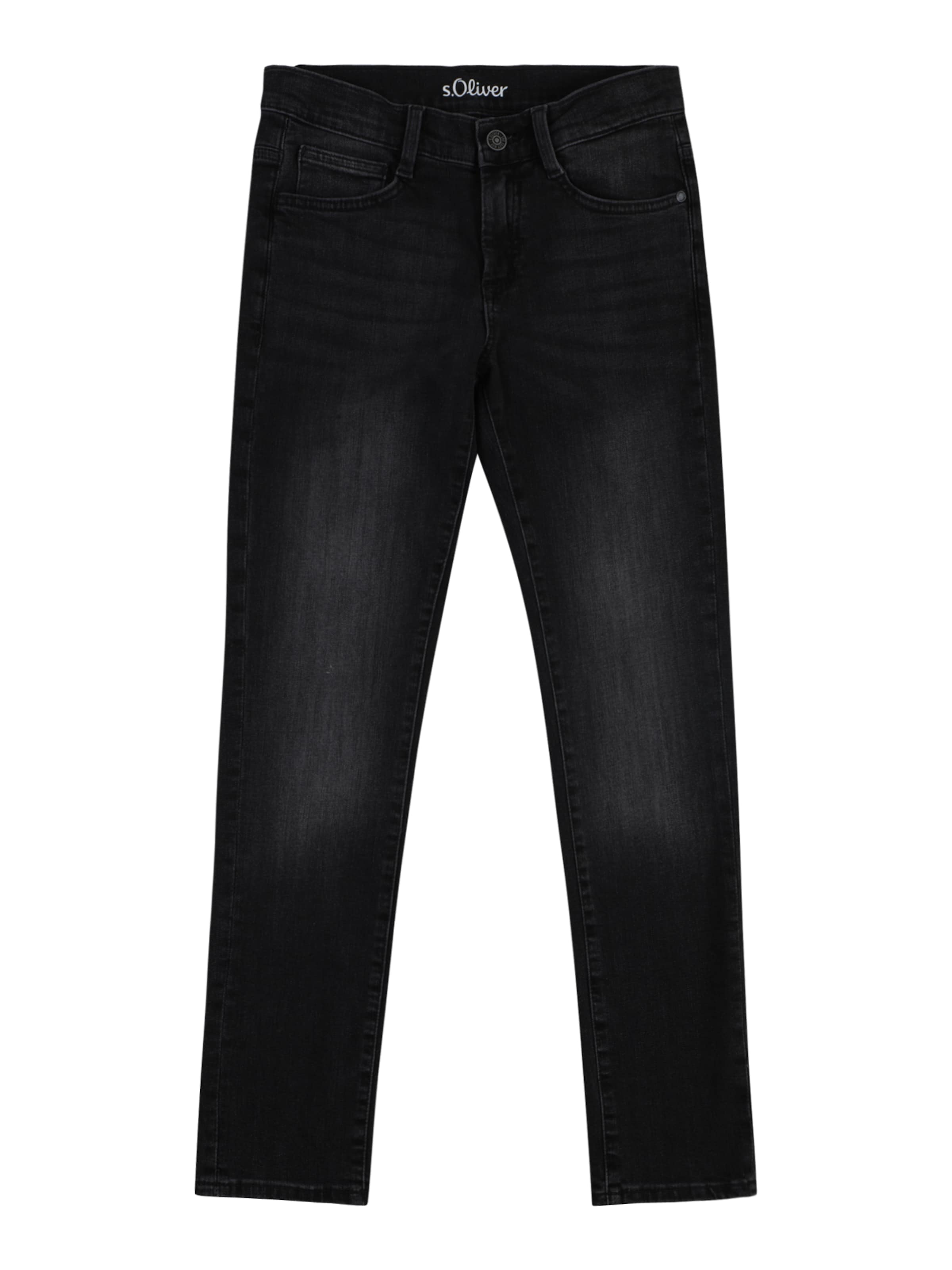 s.Oliver Slimfit Jeans 'Seattle' in Schwarz: Vorderseite
