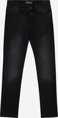 s.Oliver Slim fit Jeans in Black: front