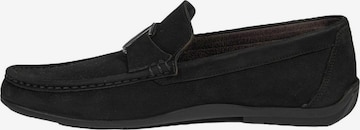 Desa Moccasins 'Slip-Ons' in Black: front