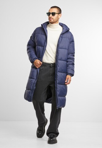 Urban Classics Wintermantel in Blau