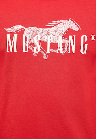 MUSTANG Shirt 'Austin' in Red