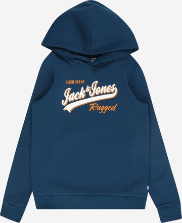 Sweat Jack & Jones Junior en bleu : devant