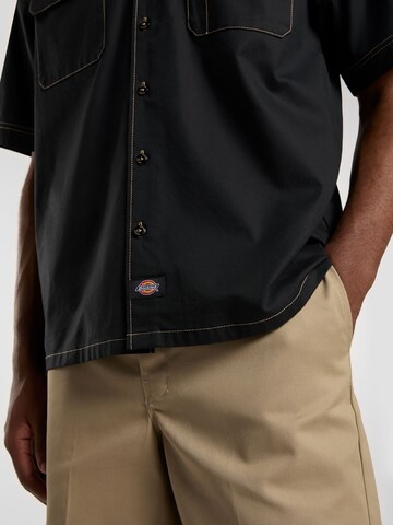 DICKIES Comfort fit Koszula 'RIVERBEND' w kolorze czarny