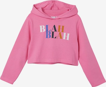 NAME IT Sweatshirt 'Viala' i rosa: framsida