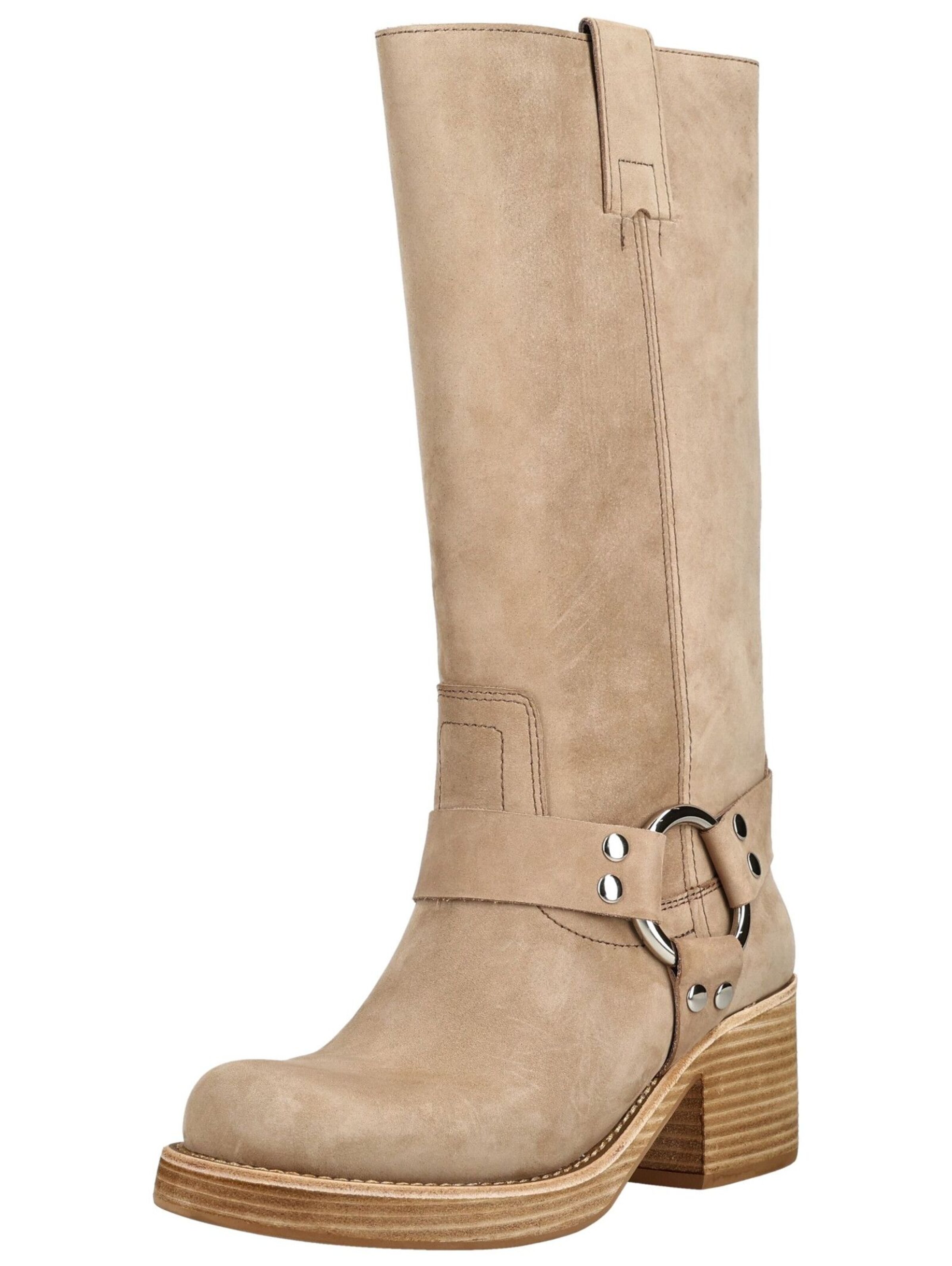 Jeffrey Campbell Laarzen in Beige: voorkant