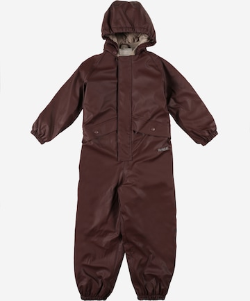 Wheat Functioneel pak 'Thermo Rainsuit Aiko' in Lila: voorkant