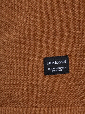 JACK & JONES Regular Fit Pullover 'Hill' in Braun