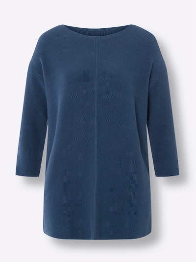 heine Pull-over en bleu, Vue avec produit