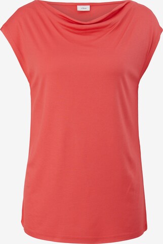 s.Oliver BLACK LABEL Shirt in Rood: voorkant