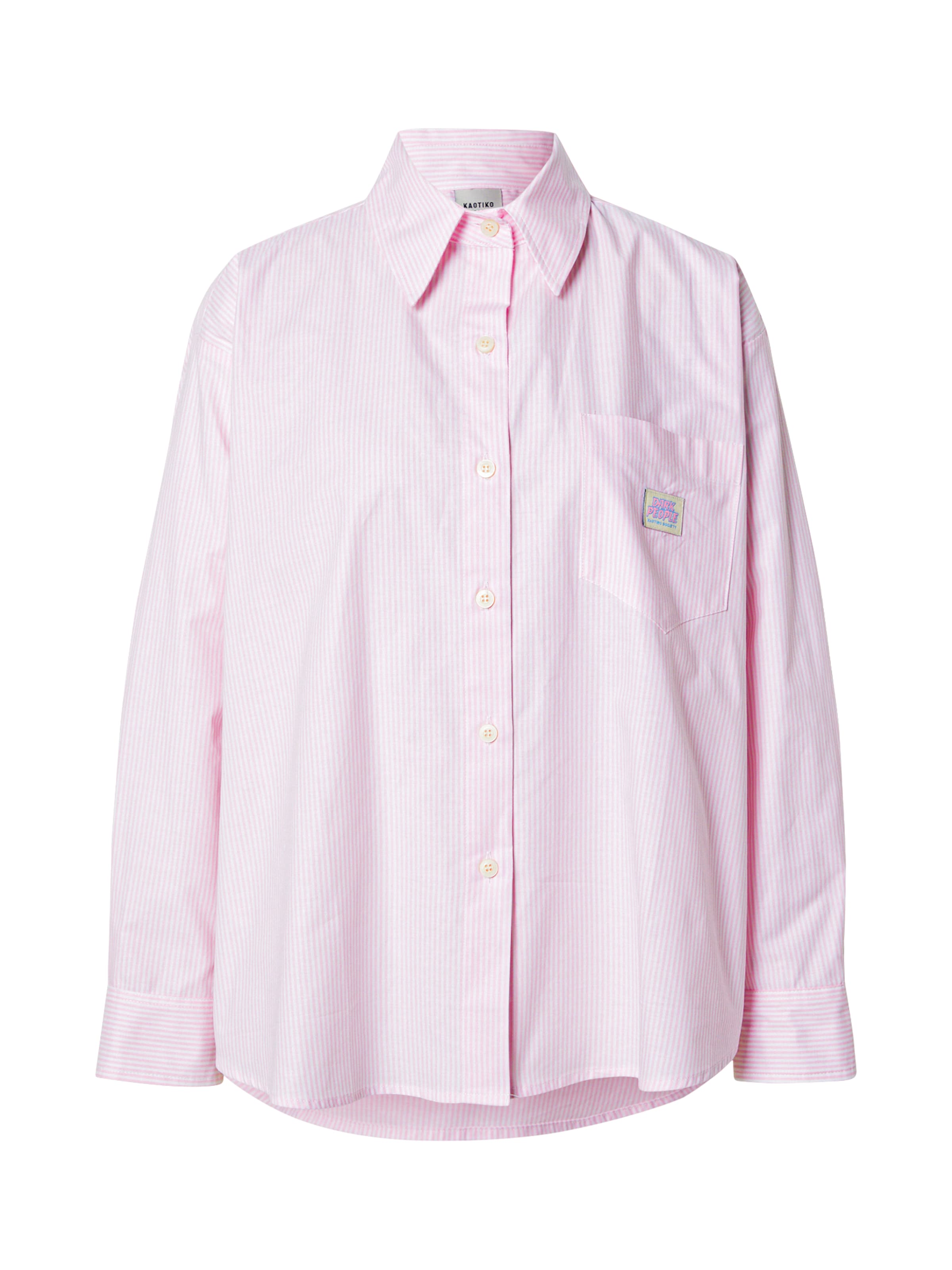 KaotikoBluza 'DARK PEOPLE' - roza boja: prednji dio