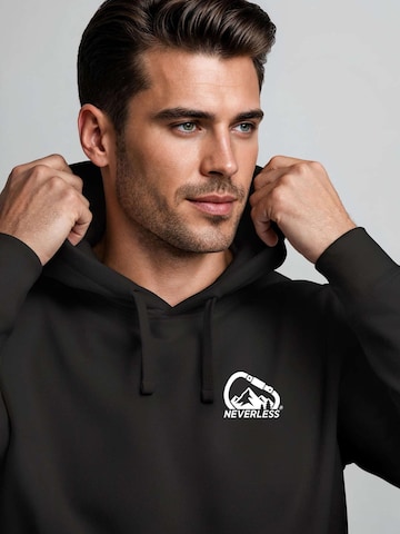 Neverless Sweatshirt 'Climbing Mountain' in Black