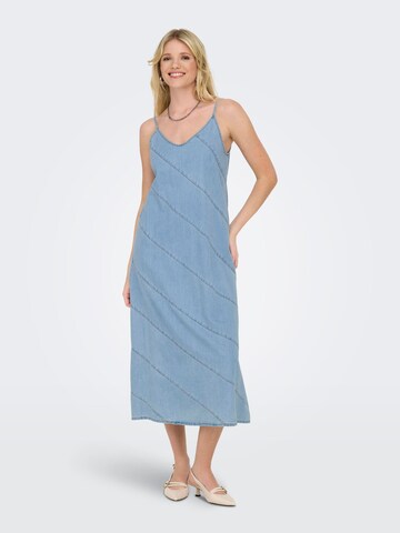 Robe 'ONLDIA' ONLY en bleu : devant