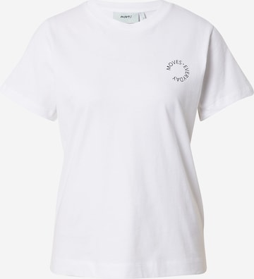 T-shirt Moves en blanc : devant